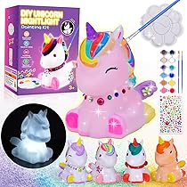 HappyGoLucky Unicorno Kit Pittura Creativo Bambina 3-10 Anni – Lavoretti Creativi Regalo