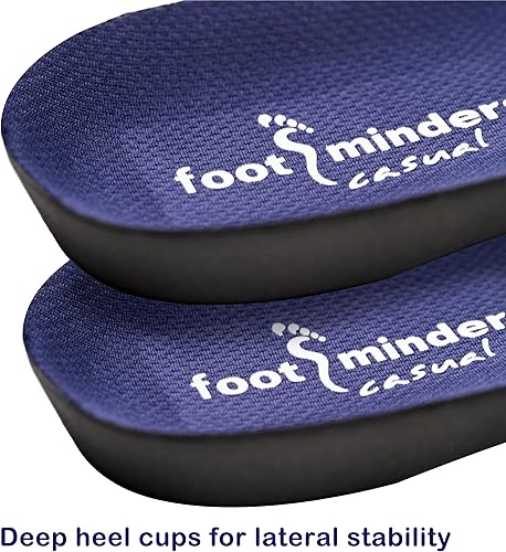 Miniatura 5 de Plantillas ortopédicas casuales de soporte de arco para zapatos de vestir (par) - (Grande hombres 9 -11 mujeres 10 - 12) - Alivio para el dolor de