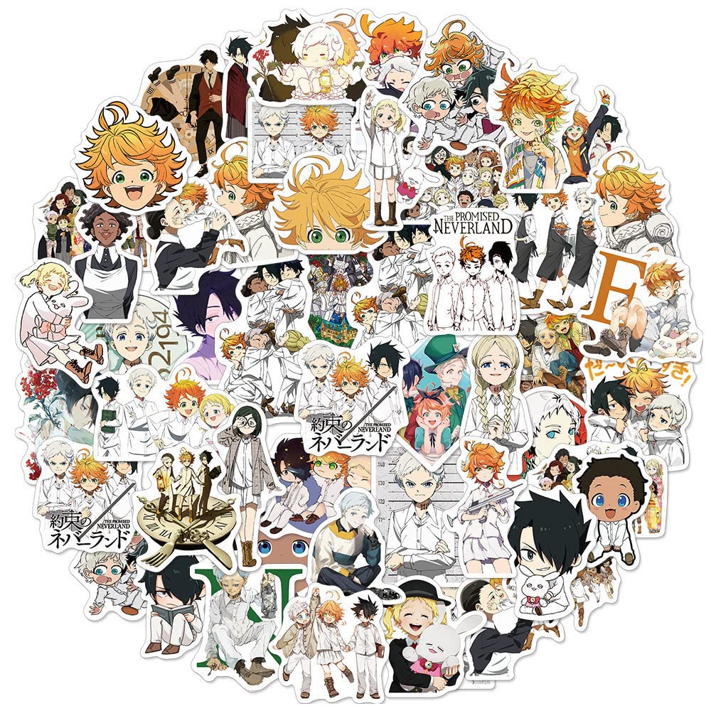 Amazon.co.jp: 100枚漫画約束のネバーランドクリエイティブpvc防水