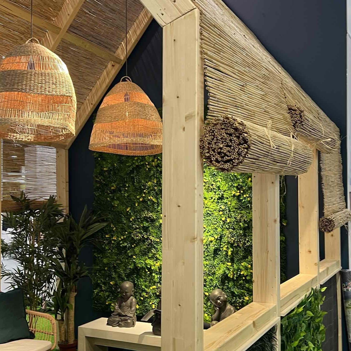 Valla Natural – Cañizo Nacional,Caña Entera y Natural, Ideal para Ocultación y Decoración de Espacios. Rollo Protector Visual para Balcón, Jardín y Patio.
