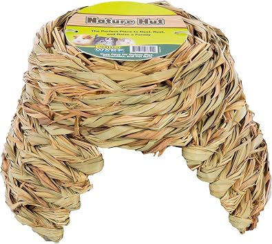 Ware Manufacturing Natural Willow and Grass Pet Hut for Small Pets, Medium