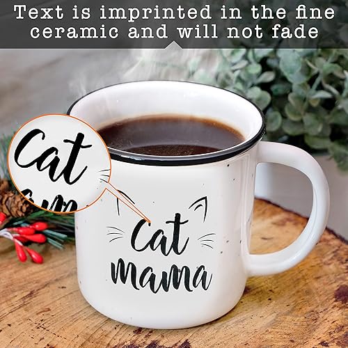 Vista 11 de MAINEVENT Taza de café con texto en inglés "Best Cat Dad Ever" de 11 onzas – Regalo genial para papá y gato para hombres