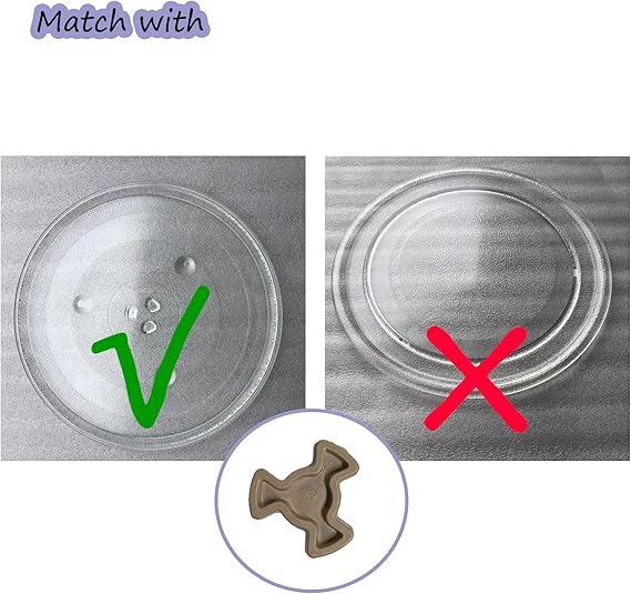 2 Pcs 0.59 Microwave Turntable Coupler, Microwave Oven Turntable Roller Guide Support withD Port, (Shaft Length:0.59 / 16mm)