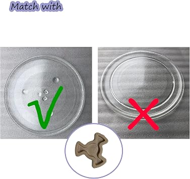 2 Pcs 0.59 Microwave Turntable Coupler, Microwave Oven Turntable Roller Guide Support withD Port, (Shaft Length:0.59 / 16mm)