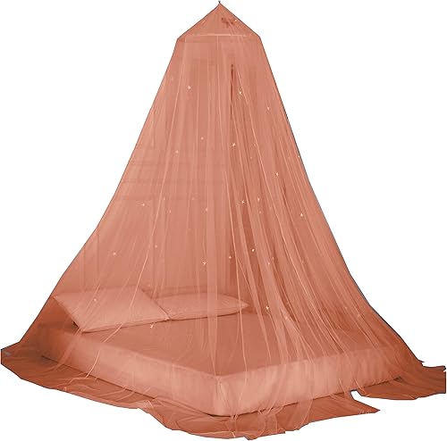 Miniatura 7 de OctoRose Cortina colgante con diseño de estrella blanca que brilla en la oscuridad, se adapta a la cuna a Calking. 23 pulgadas de diámetro en la