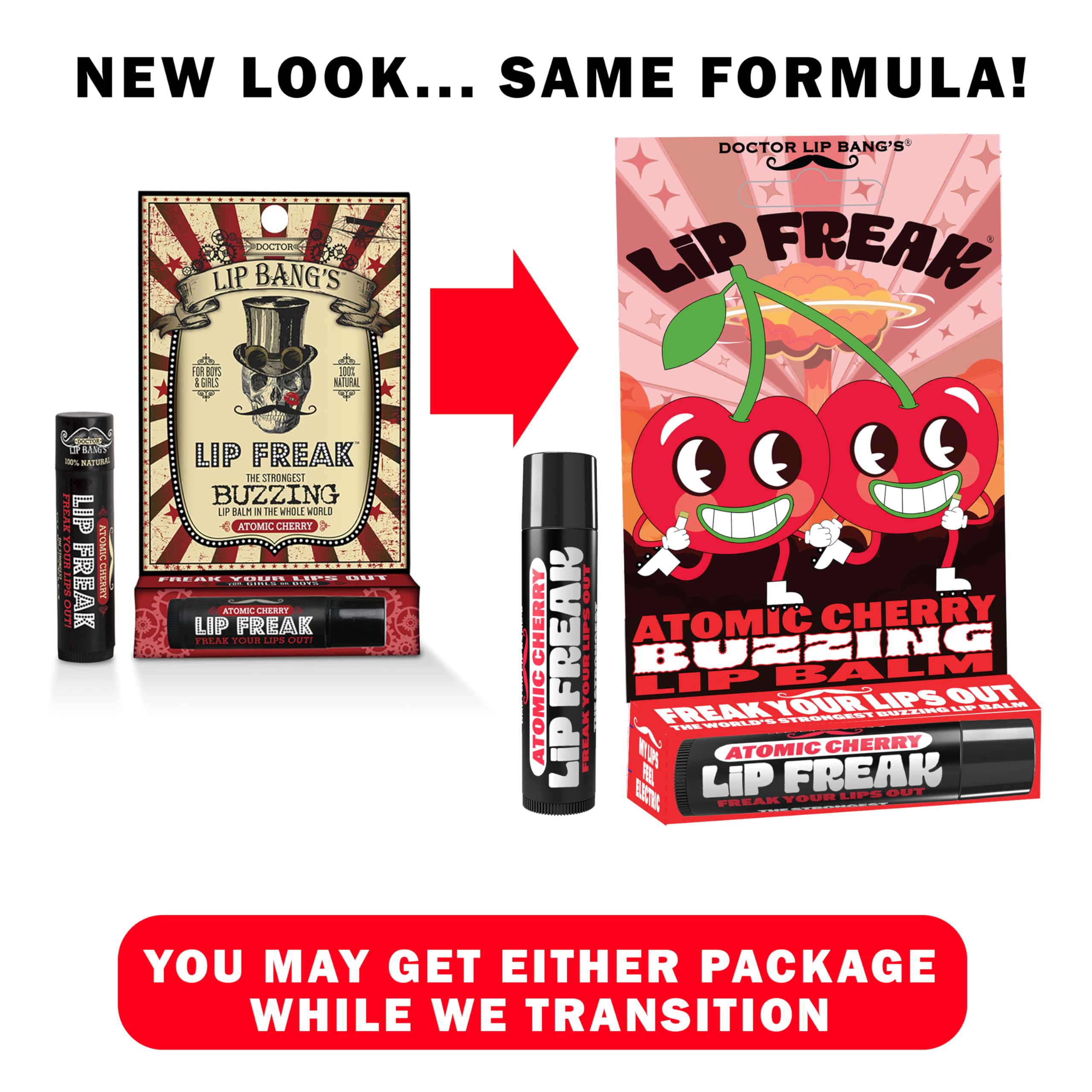 Amazon.com : Doctor Lip Bang's BUZZING Lip Balm | Lip Freak | 100
