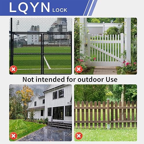 Miniatura 7 de Cerradura de combinación, cerradura de combinación LQYN de esfera estándar, paquete de 8 placa giratoria azul, 2 pulgadas de ancho, combinación fija