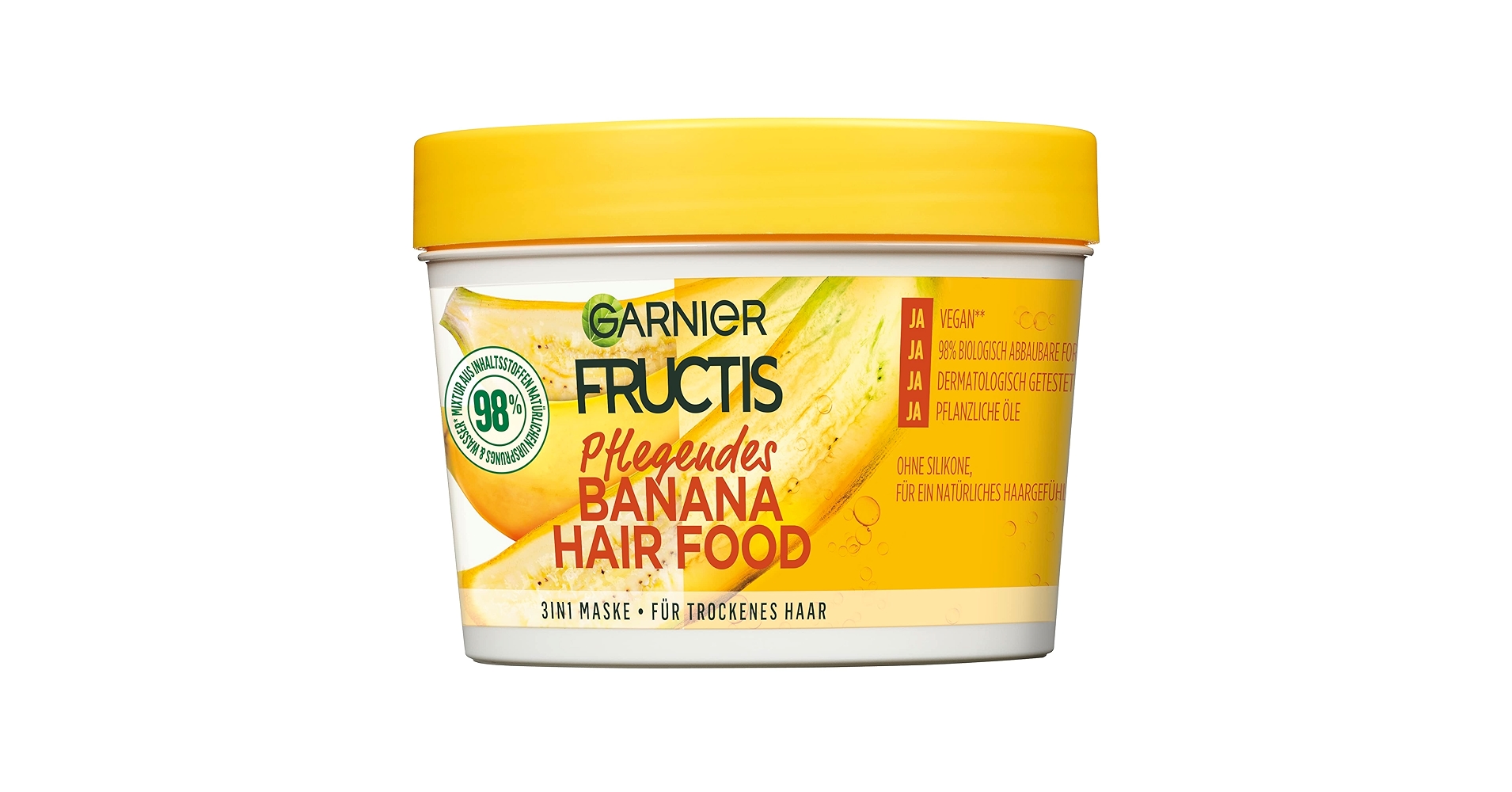 MÖDERE CONDITIONER 350mL×3 Garnier Ultimate Blends Hair Food Banana 3-in-1 Dry Hair