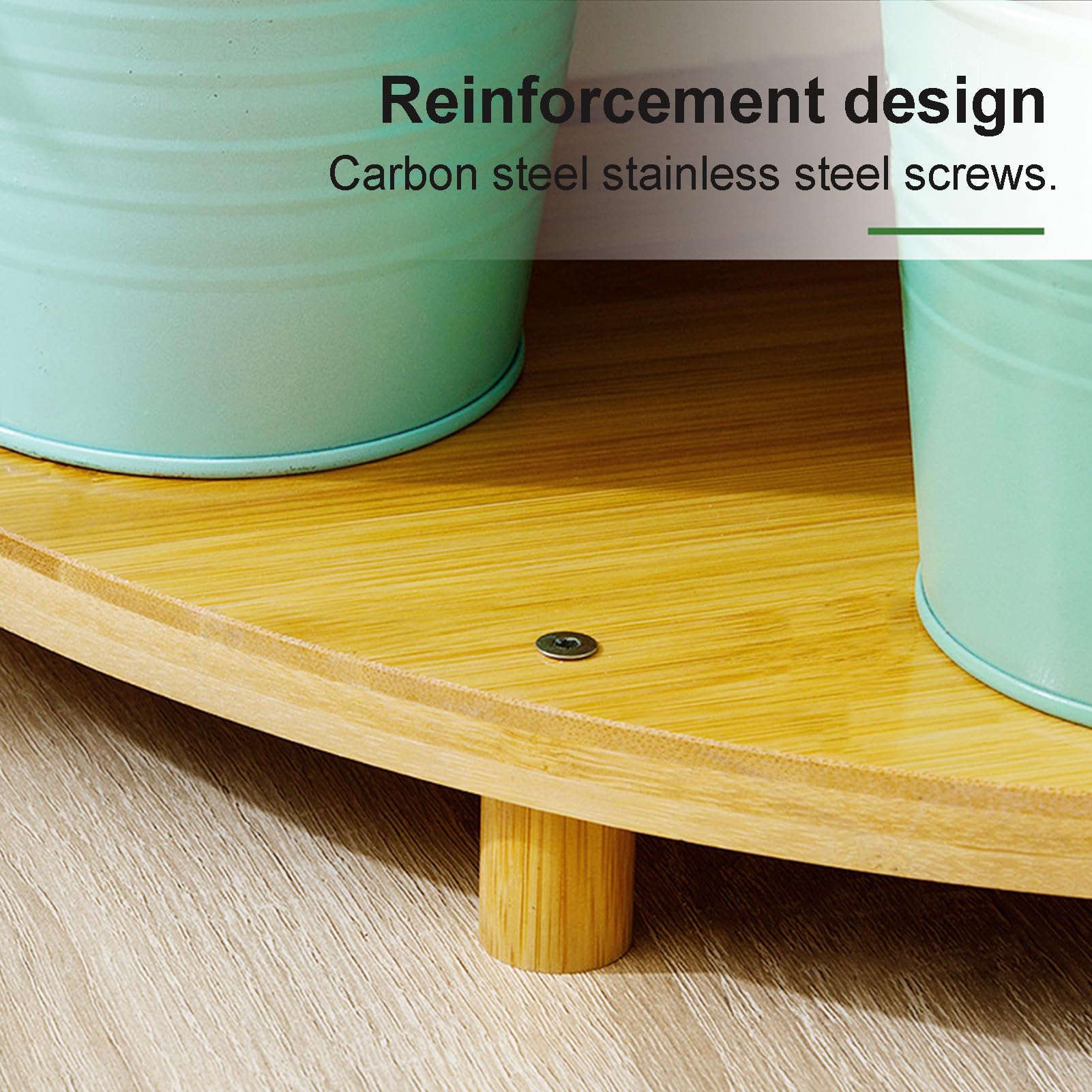 Support de plantes en bambou pour l'intérieur et l'extérieur, étagère autoportante à 3 niveaux pour fleurs et plantes, design robuste style échelle