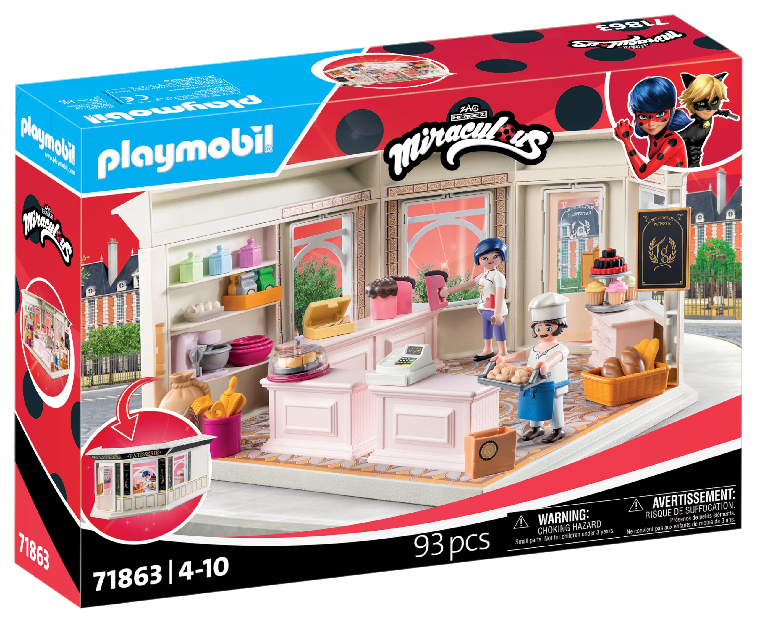 Miraculous Bäckerei Magie – Spielset (71863) von PLAYMOBIL