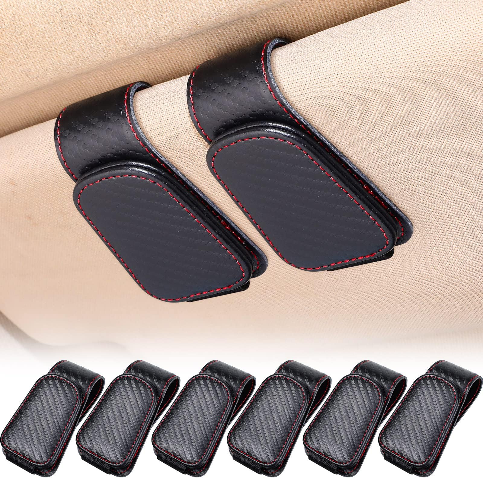 JOYCOURT Sunglasses Holders for Car Visor, Car