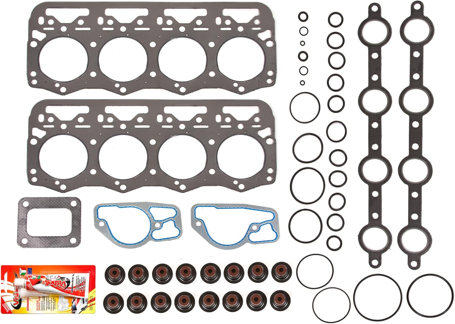 Compatible With 94-03 Ford E350 E450 F250 F350 Excursion Diesel Turbo 7.3 OHV Head Gasket Set