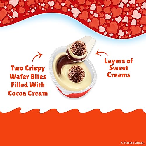 Miniatura 4 de Kinder Joy Valentine's Day Egg with Chocolatey Wafer Bites and Surprise Toy Inside Toy, 6 Count 0.7 oz