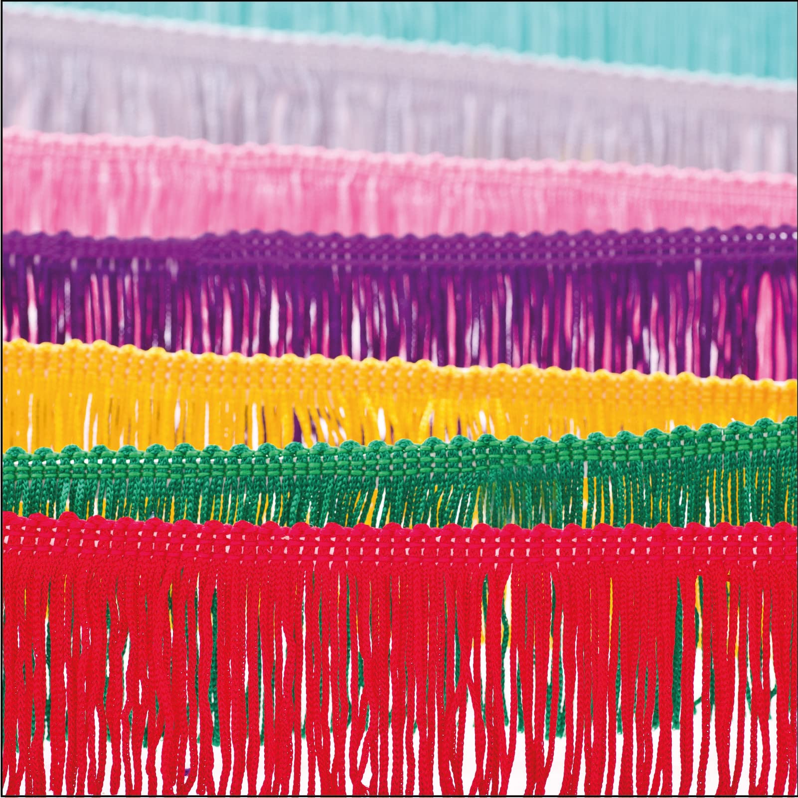 Frangia Flamenco Rayon 100% - 5 Metri - Per Costumi Danza Spagnola - Nero - Foto 9