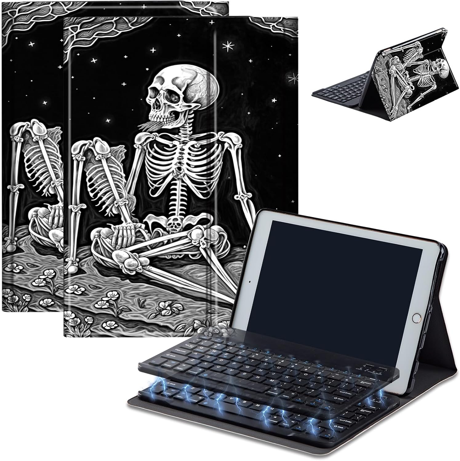 Amazon.com: Keyboard Case for Amazon Kindle Fire HD 8/HD 8 Plus(2020 ...