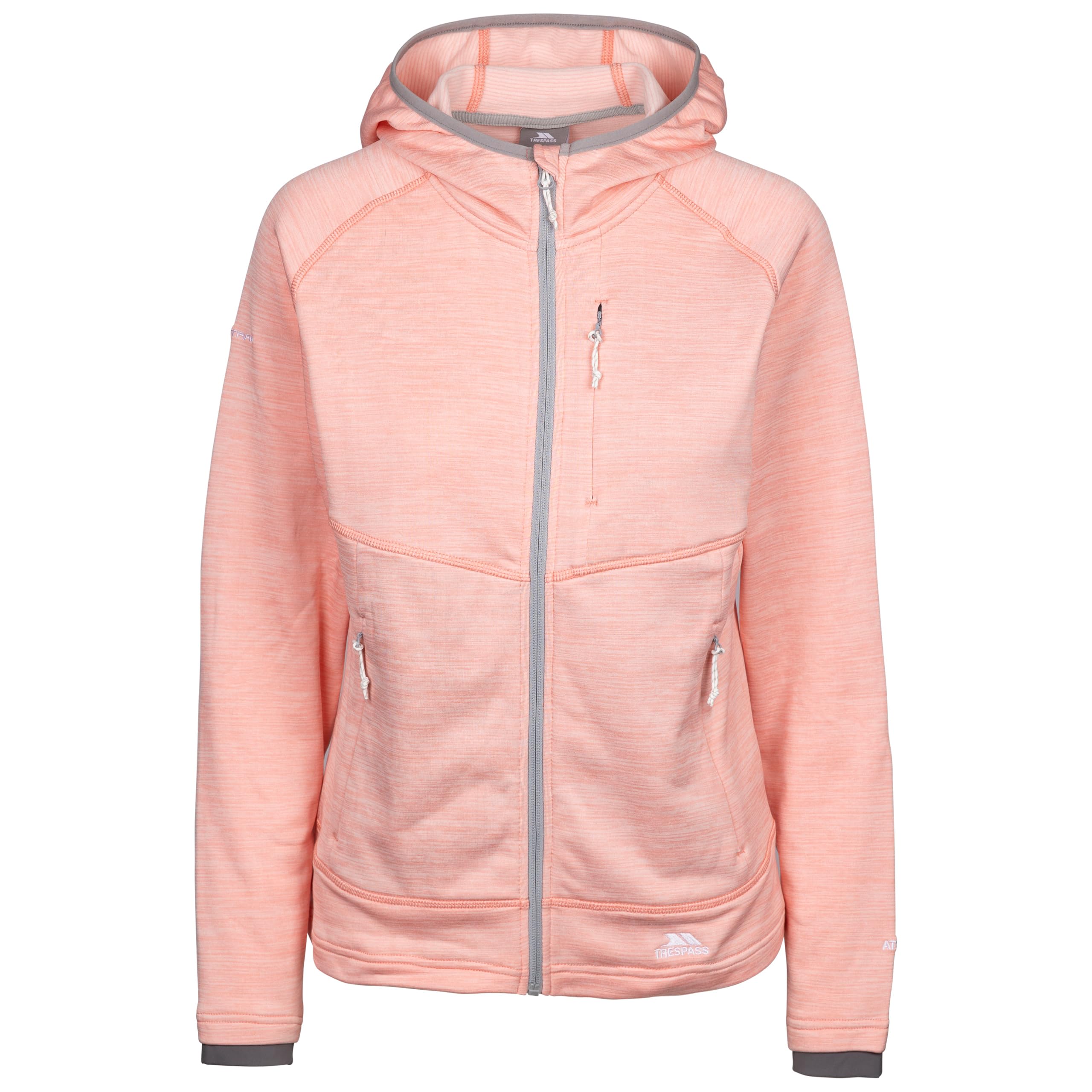 Trespass Women's Pink Shell Fleece At200 Tara In Size - 16