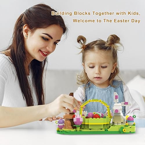 Miniatura 4 de Juego de bloques de construcción de árbol de Navidad, 542 piezas de bloques de construcción de Navidad con luz LED y cubierta antipolvo, adorno de