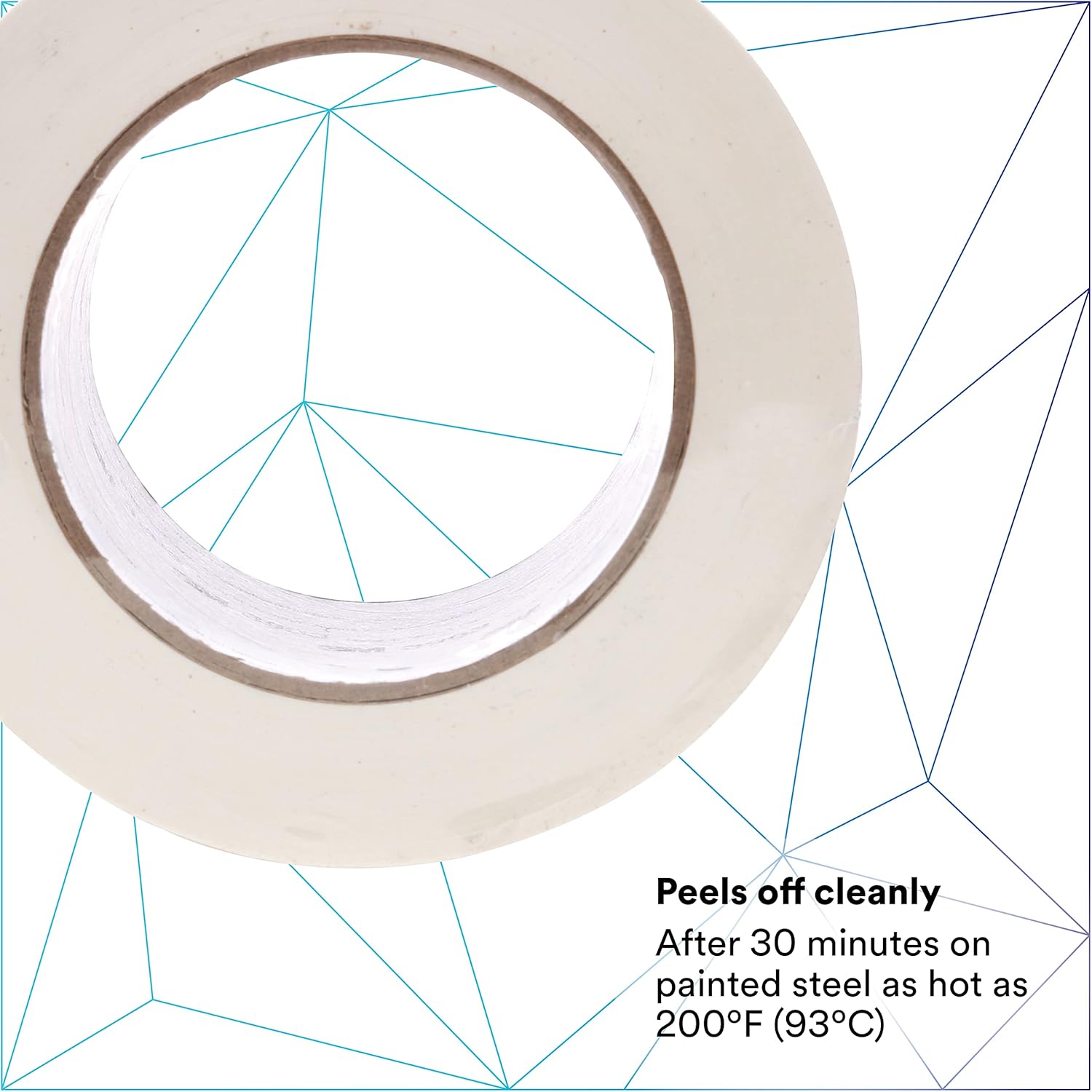 3M Vinyl Duct Tape 3903, White Color, 2 in x 50 yd, 7.3 mil, 1 Roll, Individually Wrapped Conveniently Packaged