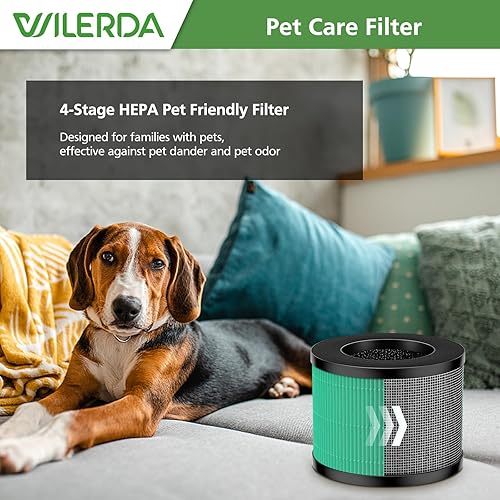 Miniatura 5 de MK01 Filtro de repuesto HEPA compatible con MK01, MK-06, Tolife TZ-K1, FreAire KN6391, Kloudi DH-JH01, POMORON MJ001H, MJ012H, Intelabe EPI080EP1080