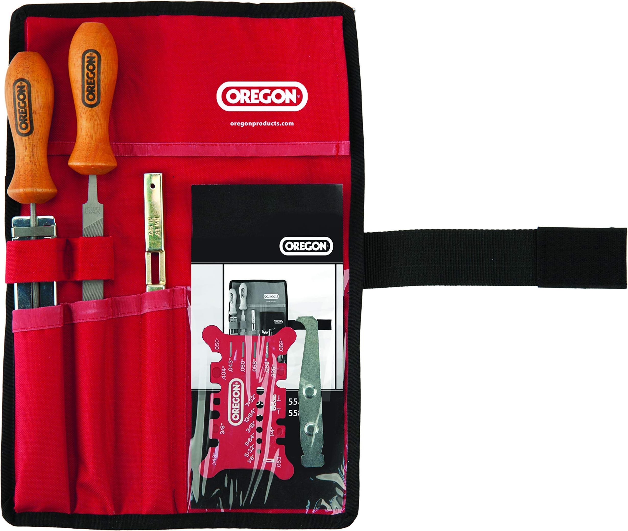 OREGON 4.0mm (5/32-Inch) Chain Sharpening and Bar Maintenance Kit for 1/4-Inch, 3/8-Inch Low Profile Chainsaw Chain (558488)