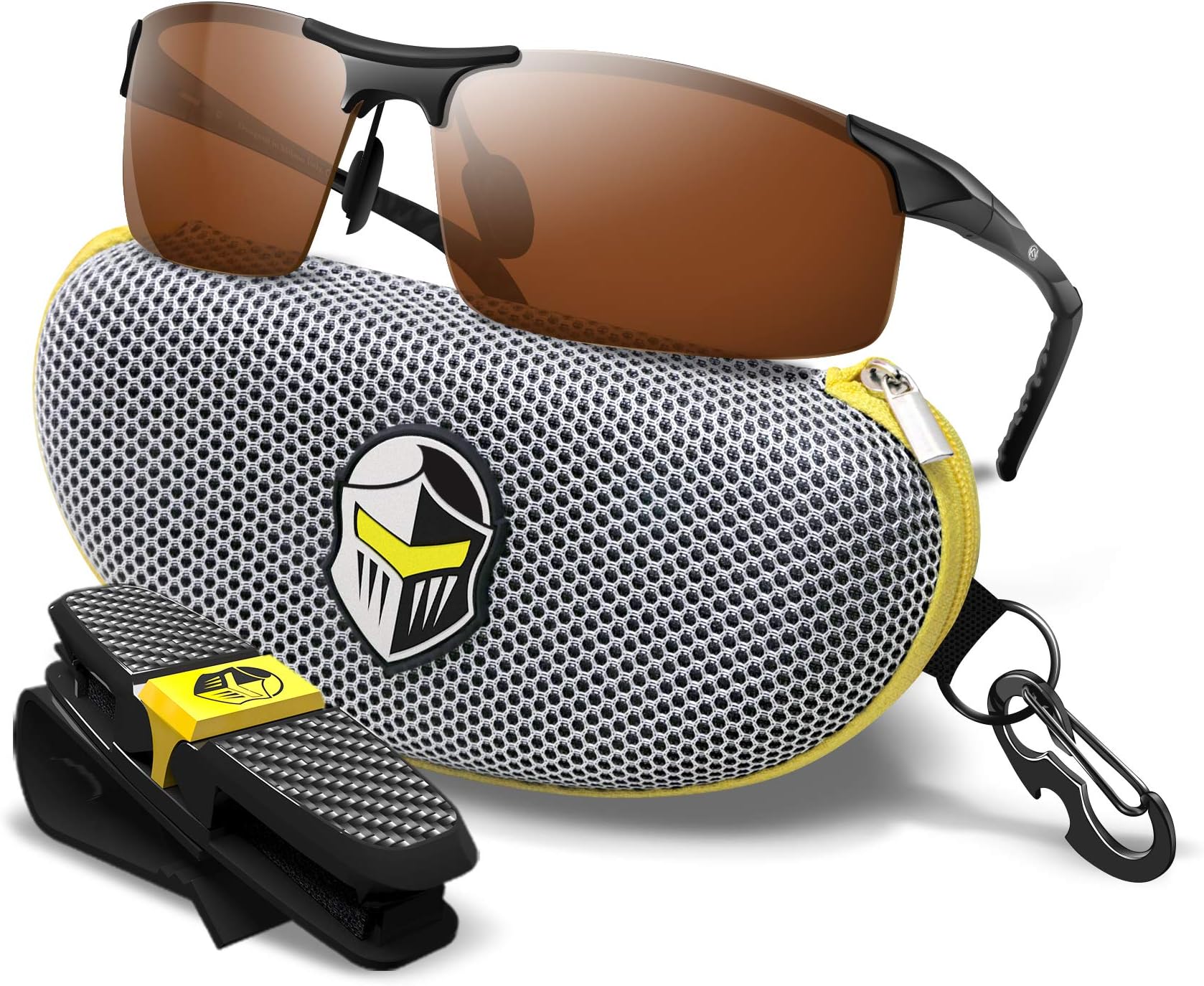 BLUPOND Polarized Sports Sunglasses for Men & Women Copper Lens for Driving, Fishing and Hiking