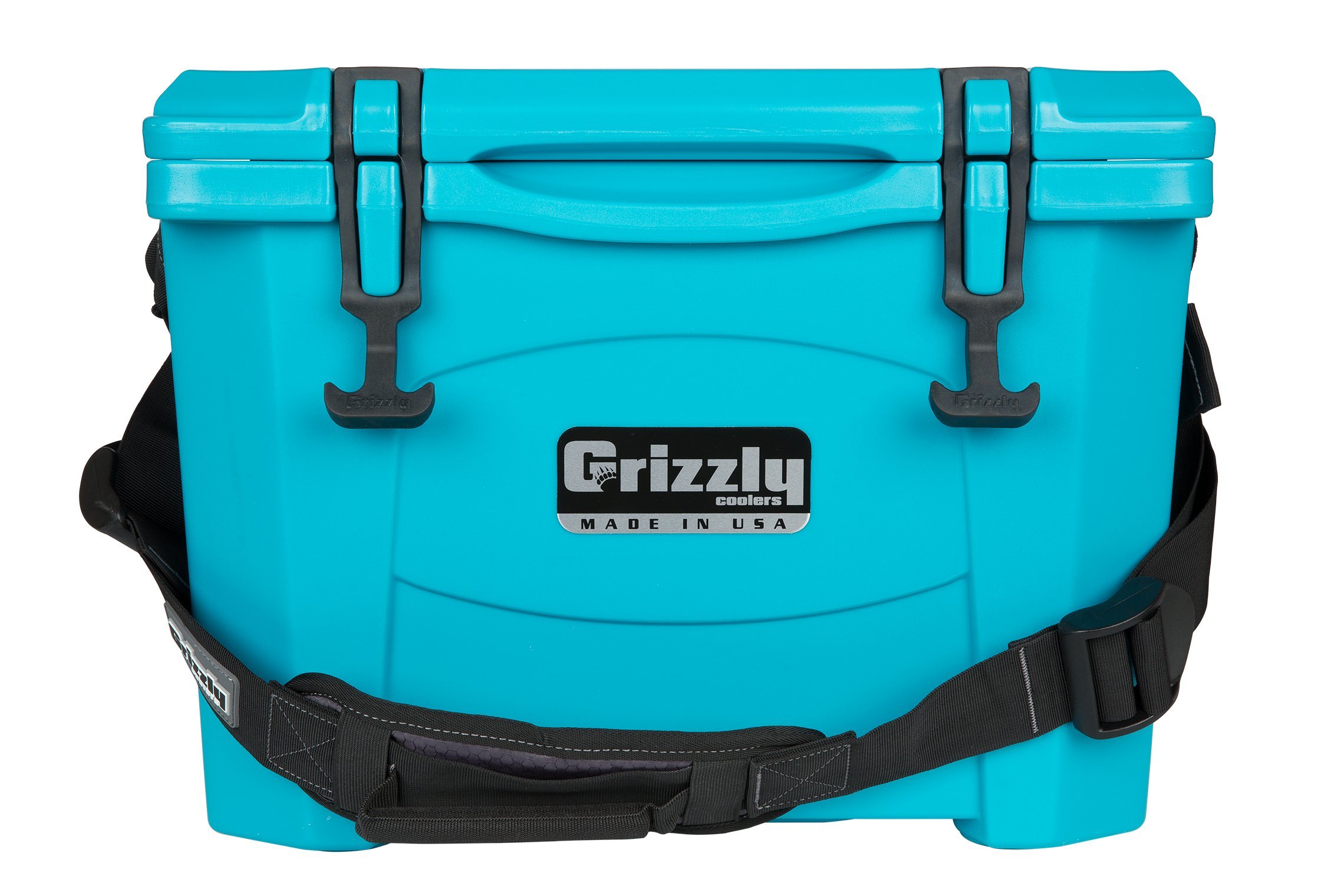 Grizzly 15 Cooler | 15 qt Ice Chest Durable Rotomolded Insulated | Made in USA | Warranty for Life | For Beach Boat Camping Fishing Hunting | G15