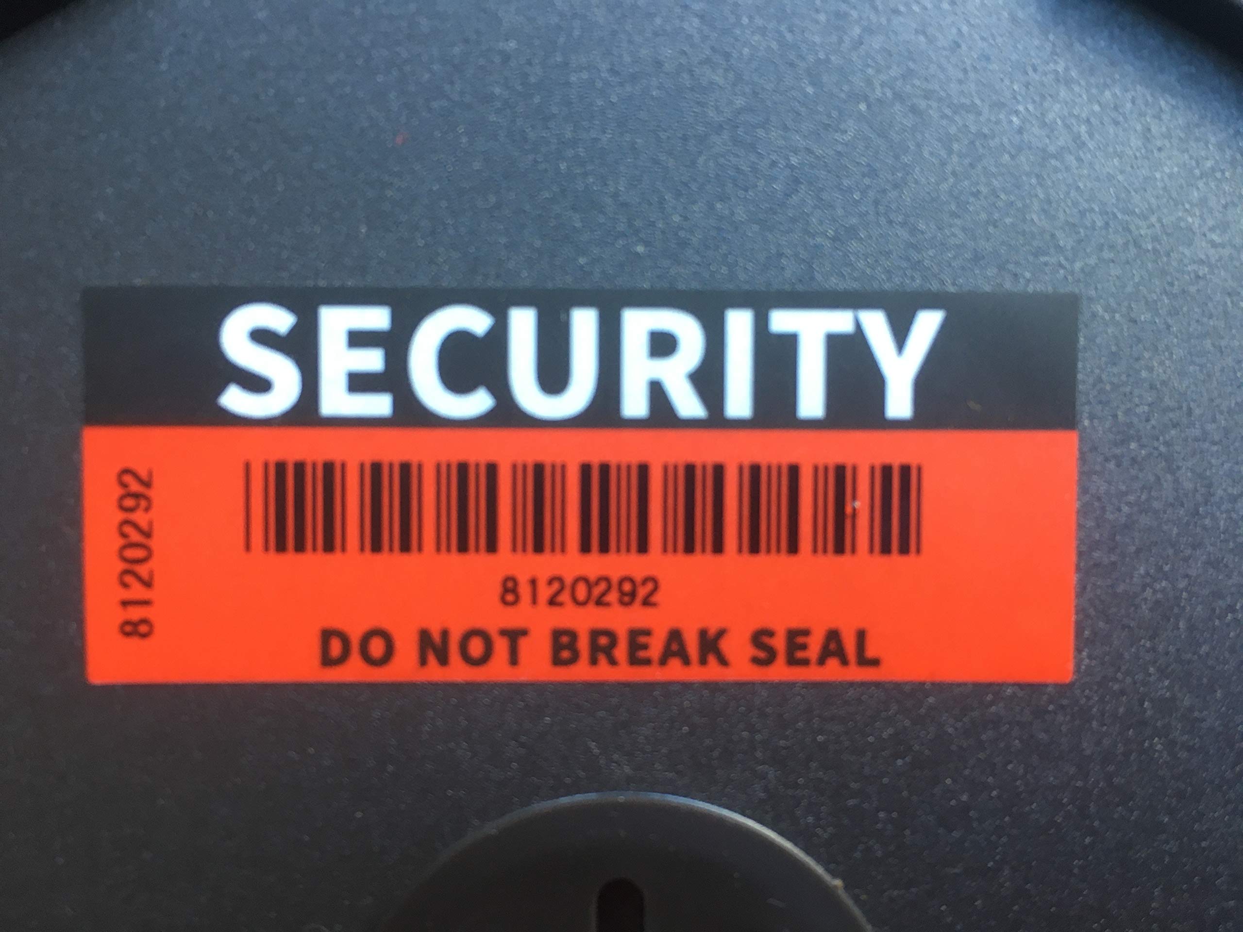 Seguridad Pegatinas Tamper-evident Precinto de garantía Negro y Rojo No Rompas Sellen Do Not Break Seal X 1000 Etiquetas