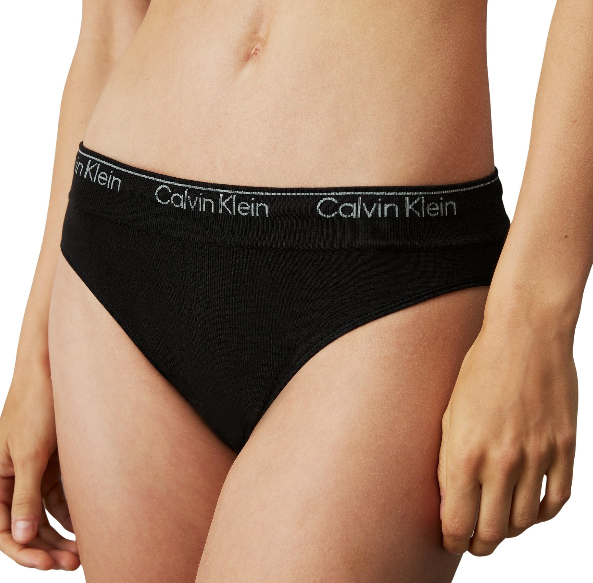 Calvin Klein Donna Slip Taglio Bikini Intimo, Nero (Black), L