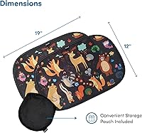 Vista 3 de Parasol para ventanas de coche para bebé - Cubierta bloqueadora de sol y visera para ventanas laterales de coche - Protector de escudo - Parasoles