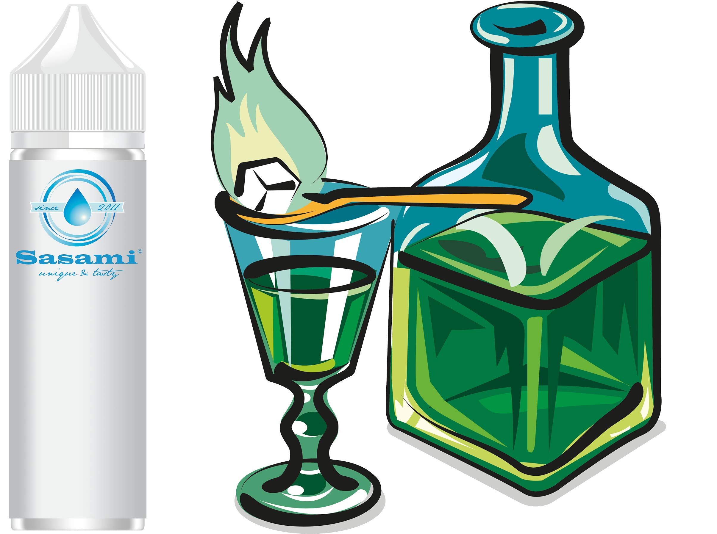 Absinthe arôme concentré - Vegan - Sasami - 100 ml
