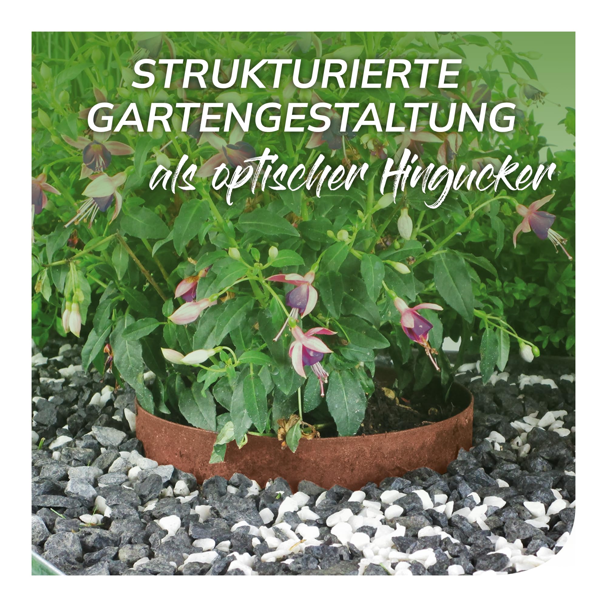 bellissa – Rasenkante Metall Corten-Stahl rund 40x13 cm - Baumring Rasenbegrenzung aus wetterfestem Material für saubere Rasen- & Beetabgrenzung - Beeteinfassung Pflanzring Kreis robust & langlebig