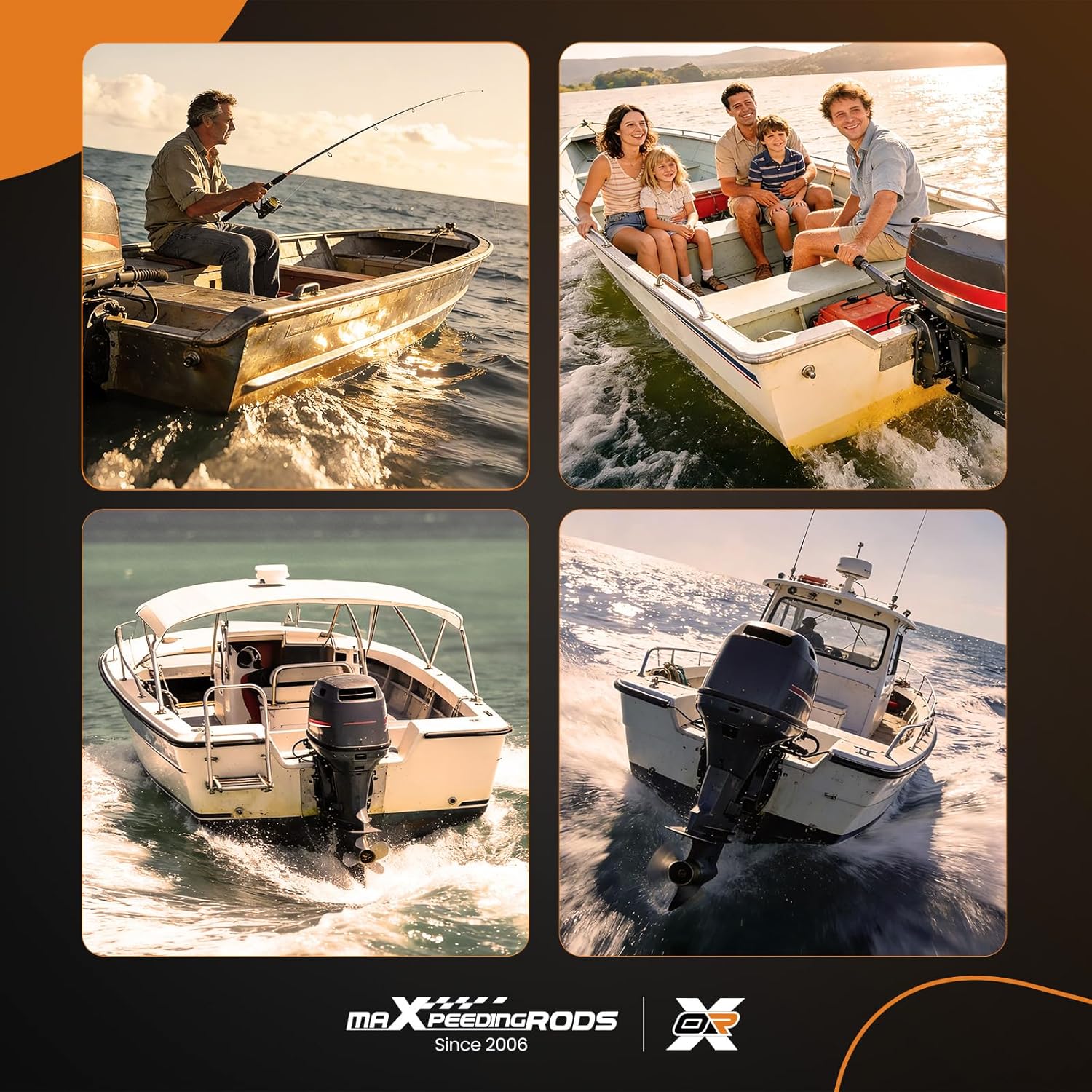 maXpeedingrods 3 Blades 10 3/8 X 13 Aluminum Boat Propeller for Mercury Outboard Motors 9.9 15 18 20 25HP 10 Spline Tooth, RH, Parts No# 48-19640A40