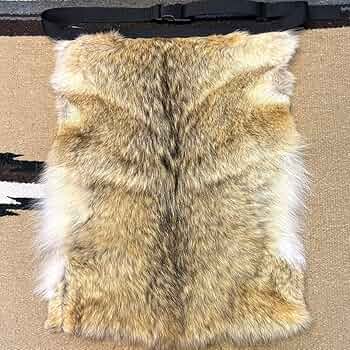 極上【裏地付】レッドフォックス 登山 赤狐毛皮敷物 尻あて腰当