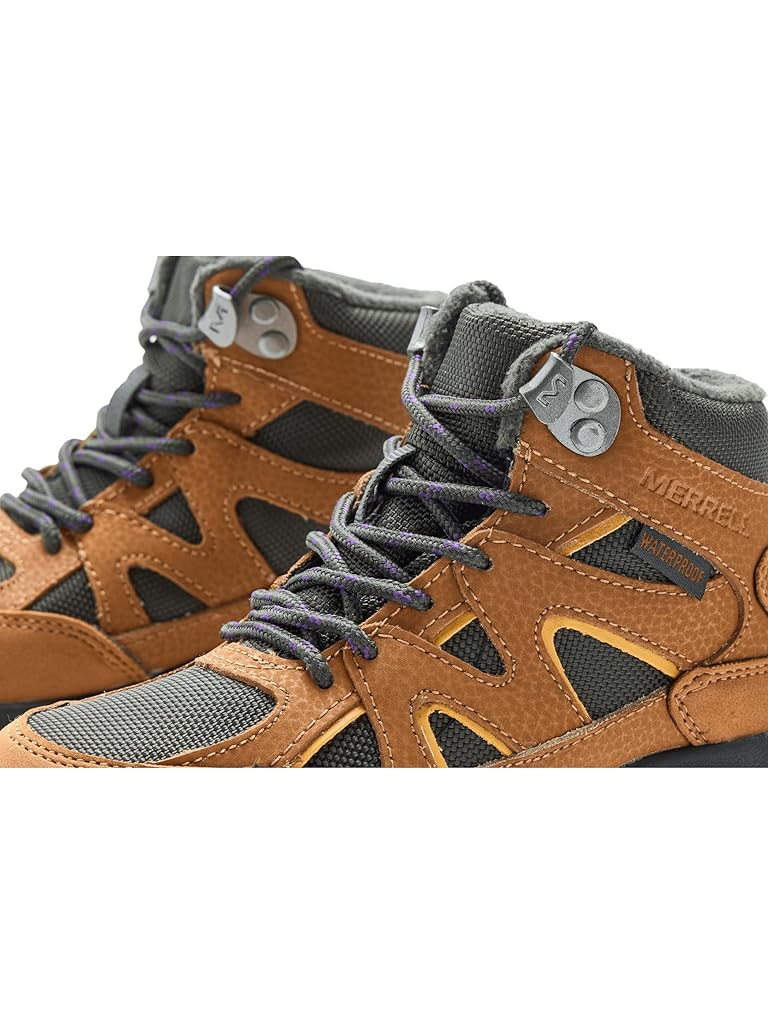 Tan Merrell Moab Speed 2 Peak Waterproof (Little Kid/Big Kid)