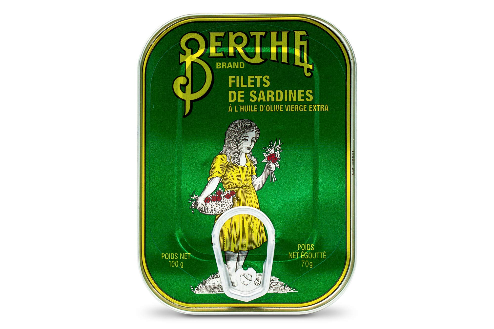 Sardinenfilets in extra nativem Olivenöl | 6 x 100 g | Berthe | Ramirez | Portugal