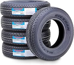 ROCKMAN Trailer Tire ST175/80R13 8-Ply Load Range D 97M Steel Belted Radial 11169, Set5