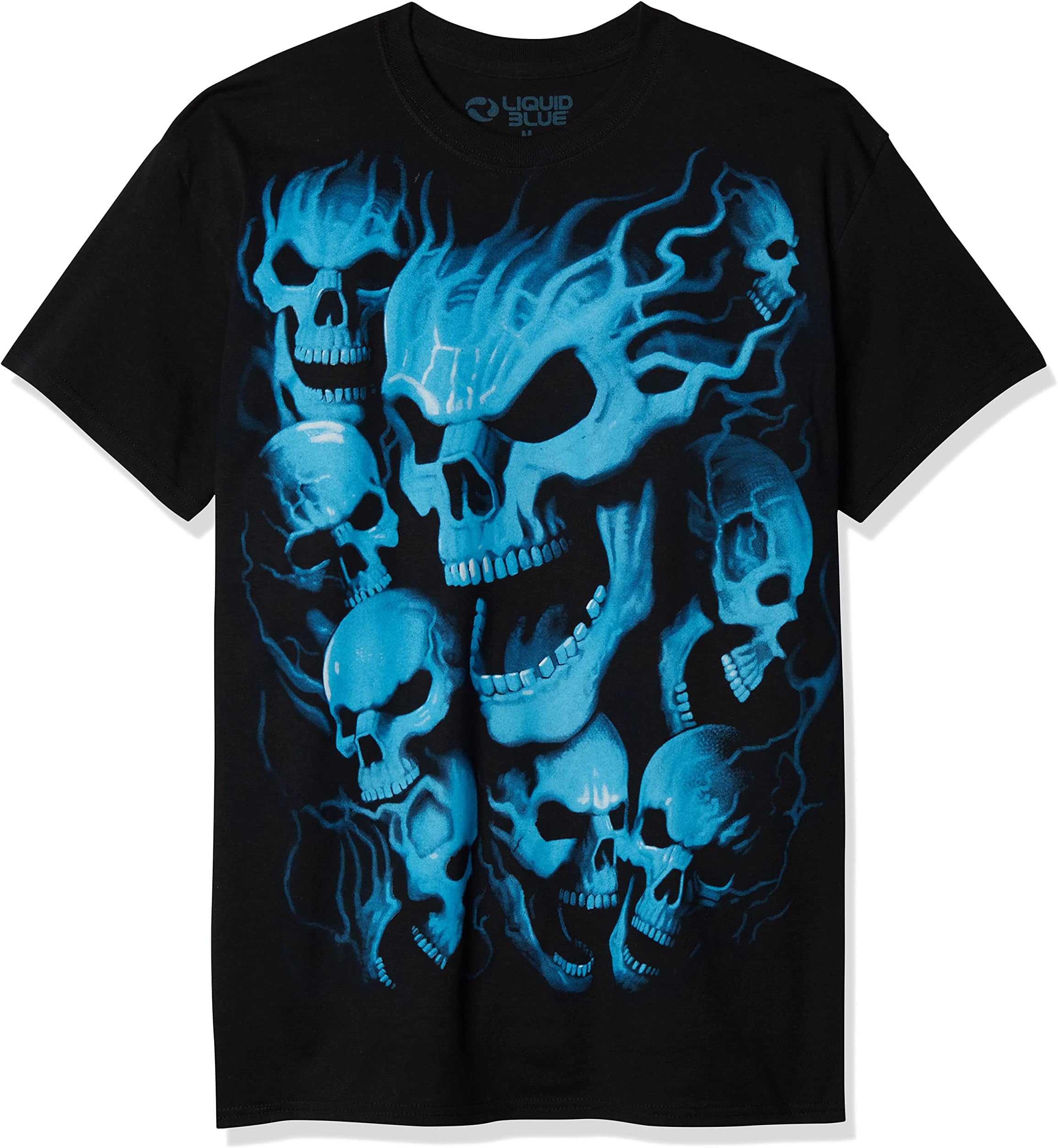 Liquid BlueMen's Vampire Skulls T-Shirt
