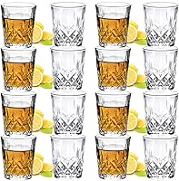 Vista 7 de Vasos de chupito de tequila de 1.7 onzas con base pesada, vasos de cristal cordial (4)