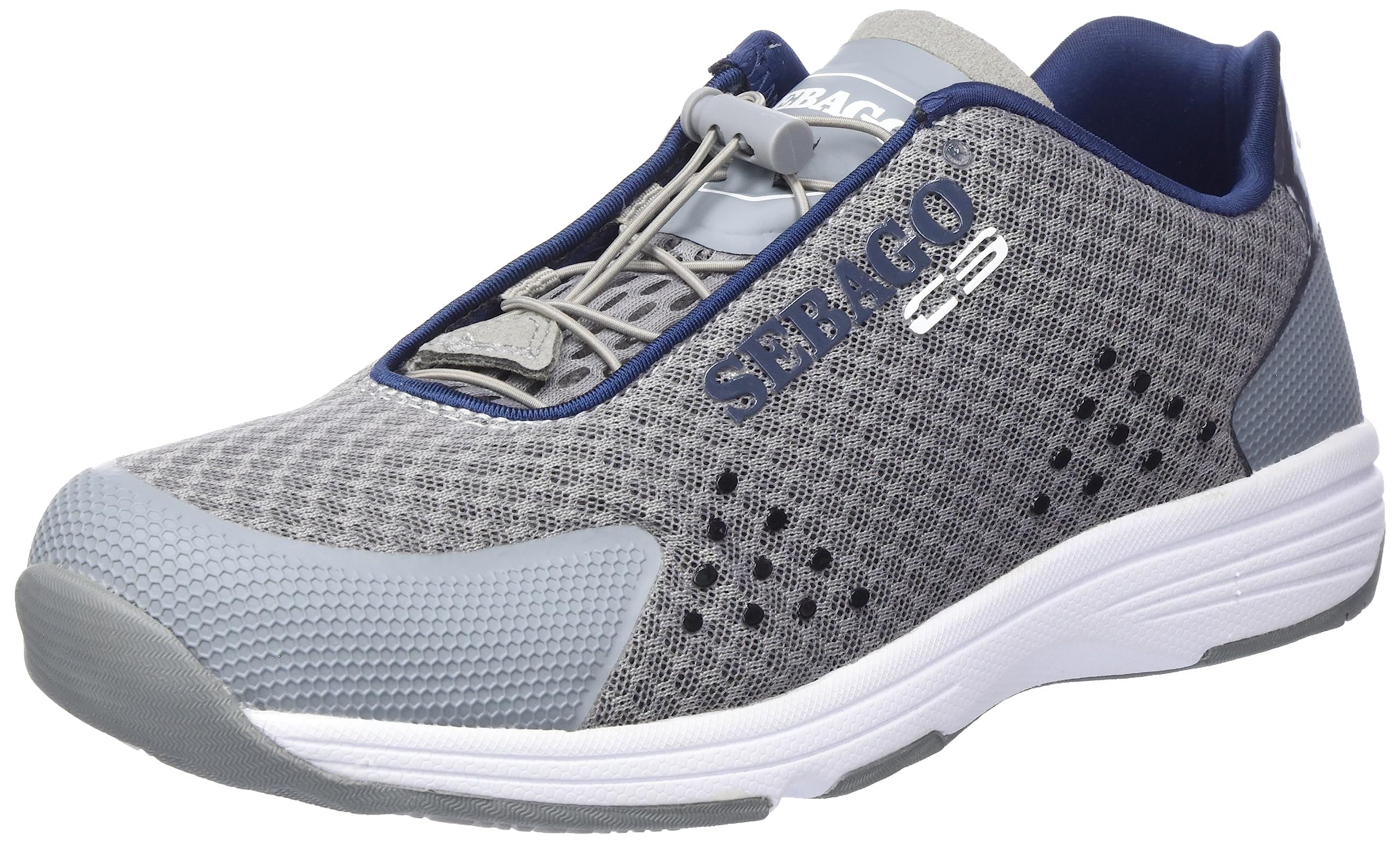Sebago Women's Sea Sport Woman Cyphon Boat Shoe, Grey Navy, 2 UK