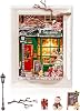 Rolife Marco de Diorama 3D, Caja de Sombra de Pared y Vitrina para Casa de Muñecas para Decoración Navideña, Kit Rápido de Armar sin Terminar, Regalo de Halloween para Familias (Tienda de Juguetes de Santa) 1