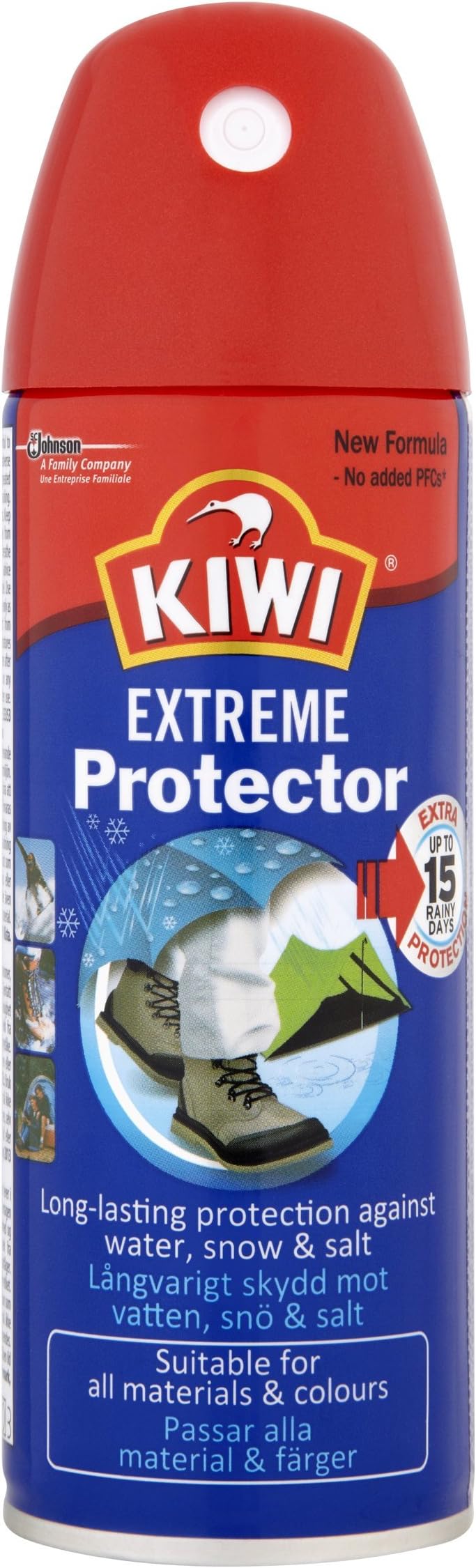 Kiwi Shoe Protector Spray, Waterproof Spray to Protect Shoes from Water, Snow & Salt, 200 ml, Pack of 3