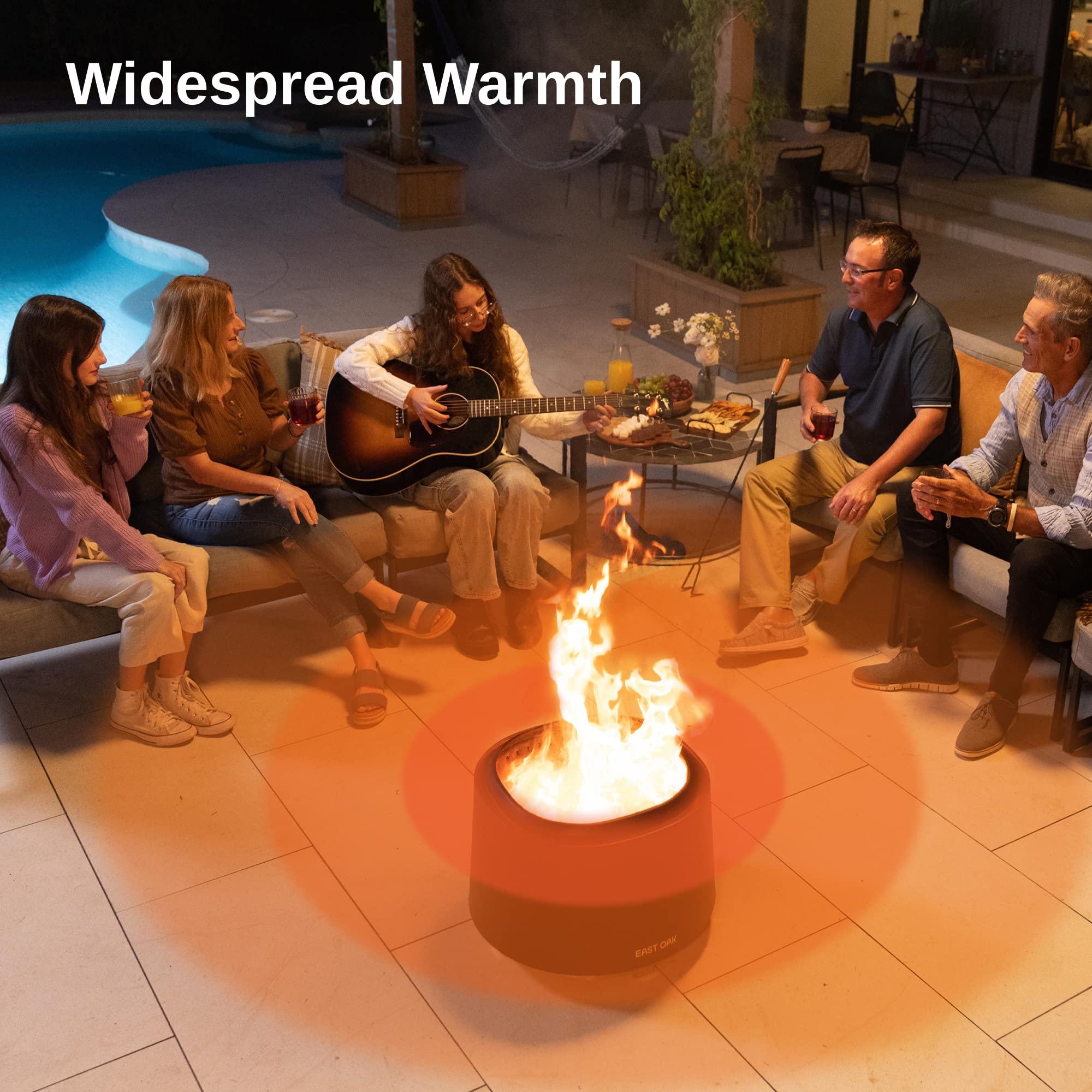 Stunning East Oak Fire Pit Images