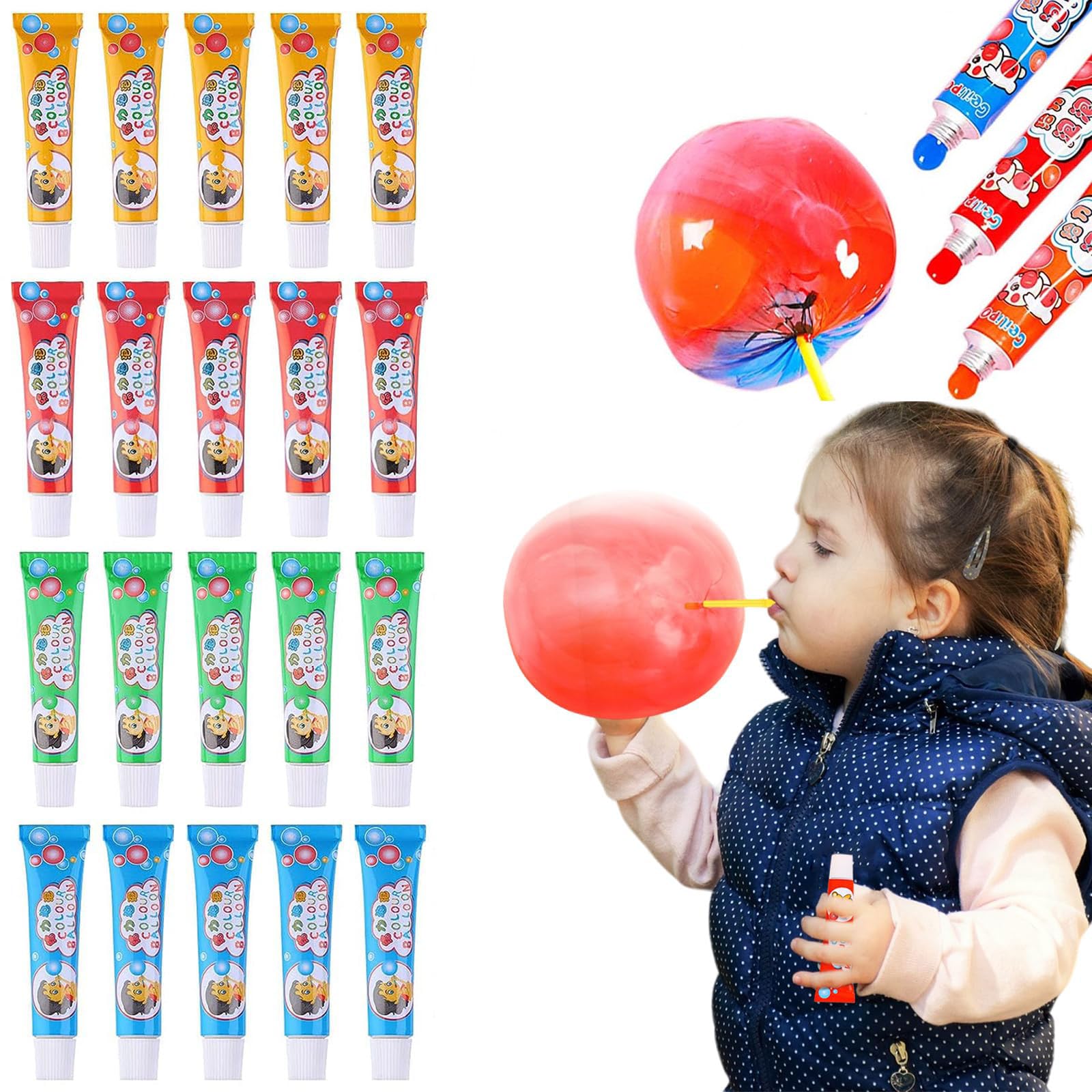 20Pcs Blow Plastic Bubbles Toys Large Bubble Balloons for Kids Outside Party Birthday Gift, Bubble Blowing Products, Bubble Toys, Bubble Balloon, Toddler Outdoor Toys