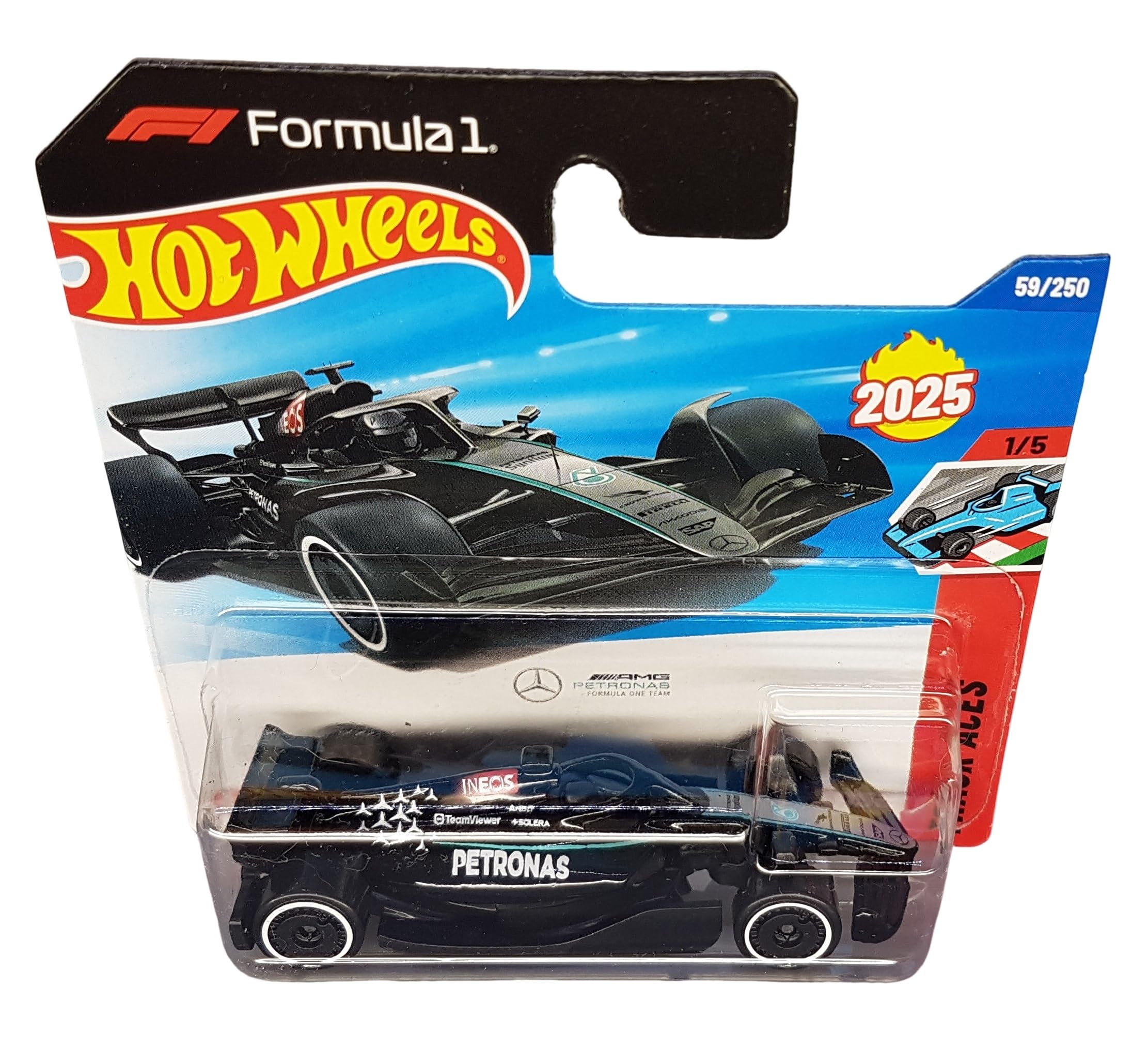 Hot Wheels Mercedes-AMG Petronas Formula One Team - Track Aces 1/5