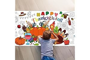 Thanksgiving Giant Coloring Poster and Tablecloth