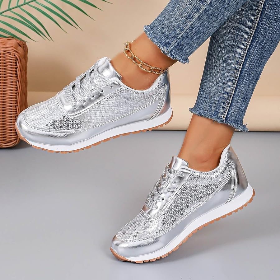 Baskets Femme Running Confortables | Chaussures De Sport Mesh Respirant, Pour Fitness, Marche, Travail