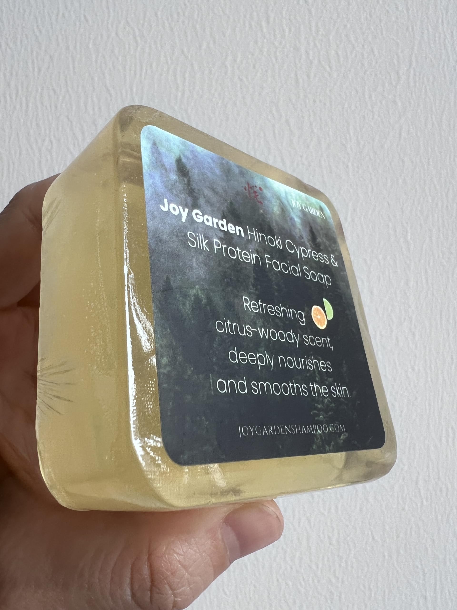Joy Garden Hand made Ali Mountain Hinoki Silk Protein Facial Soap Rich - Image 2