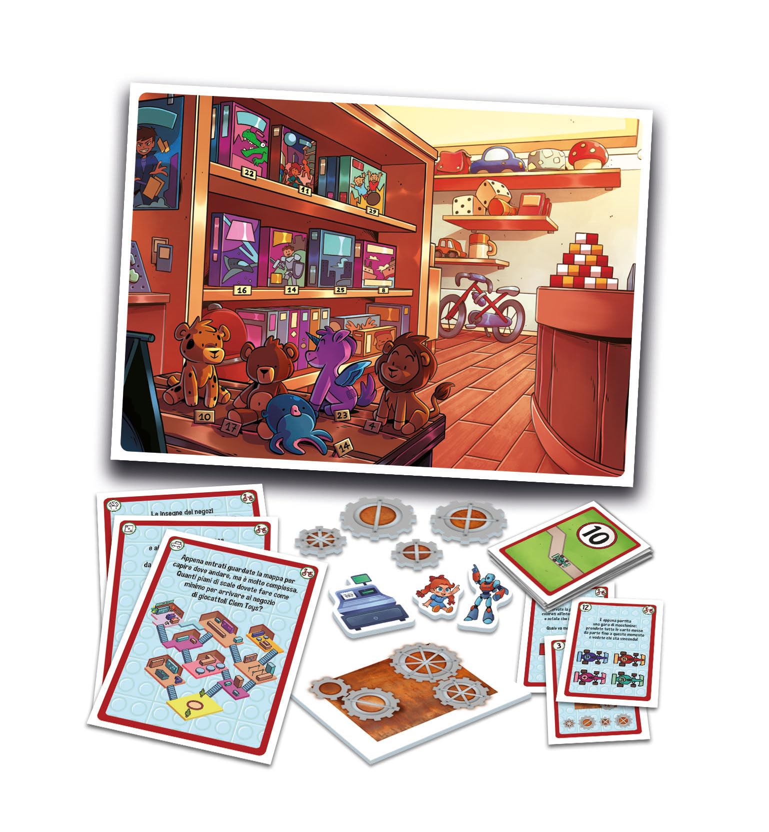 Clementoni - Sblocca La Porta Gioco Da Tavolo Per Bambini 8+ Anni E Adulti - 3 Escape Room Fantasy - 1-8 Giocatori - Made In Italy