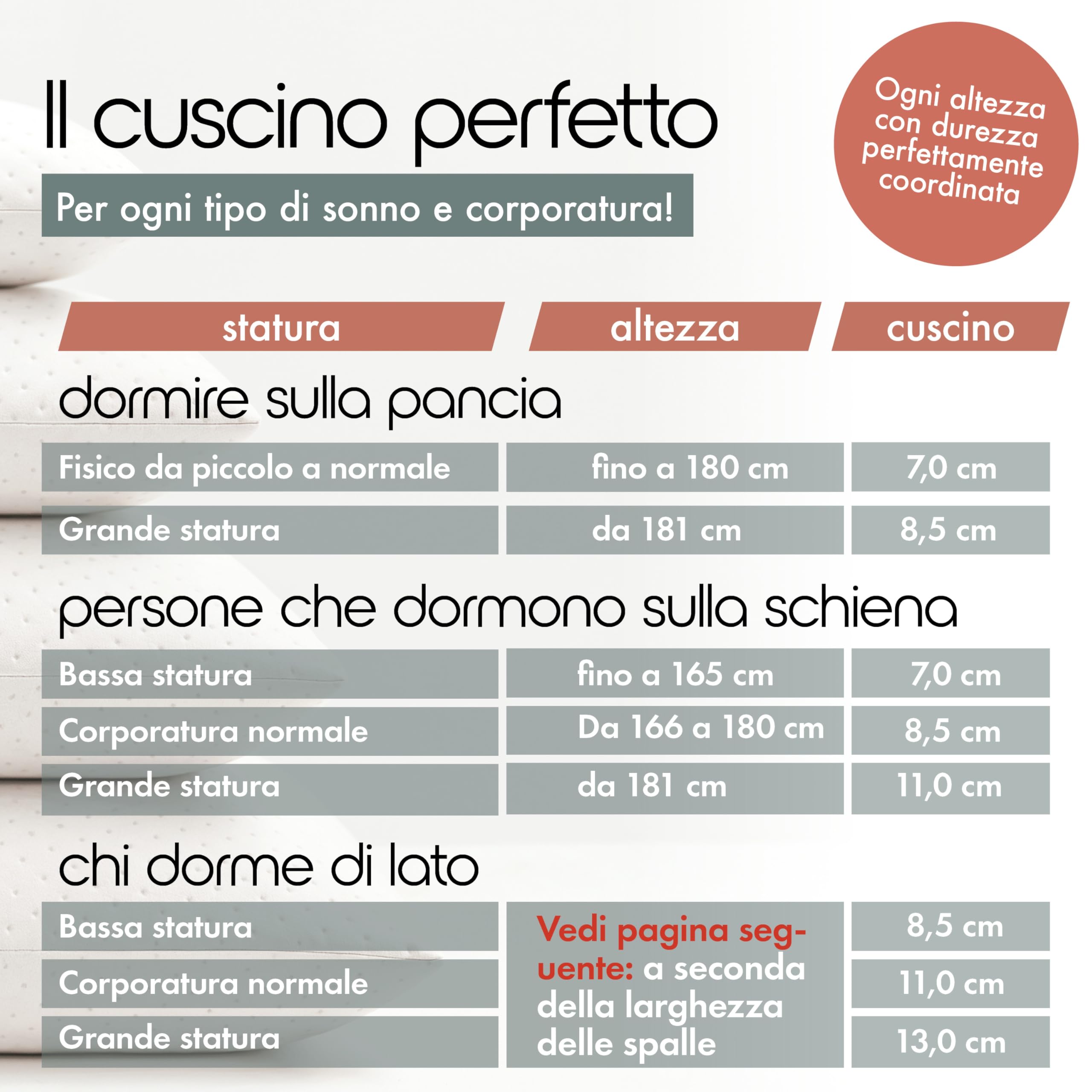 Blumtal Cuscino cervicale in memory foam – Cuscino in memory foam 70x36 cm, cuscino con fodera lavabile, certificato Oeko-TEX, altezza 8,5 cm