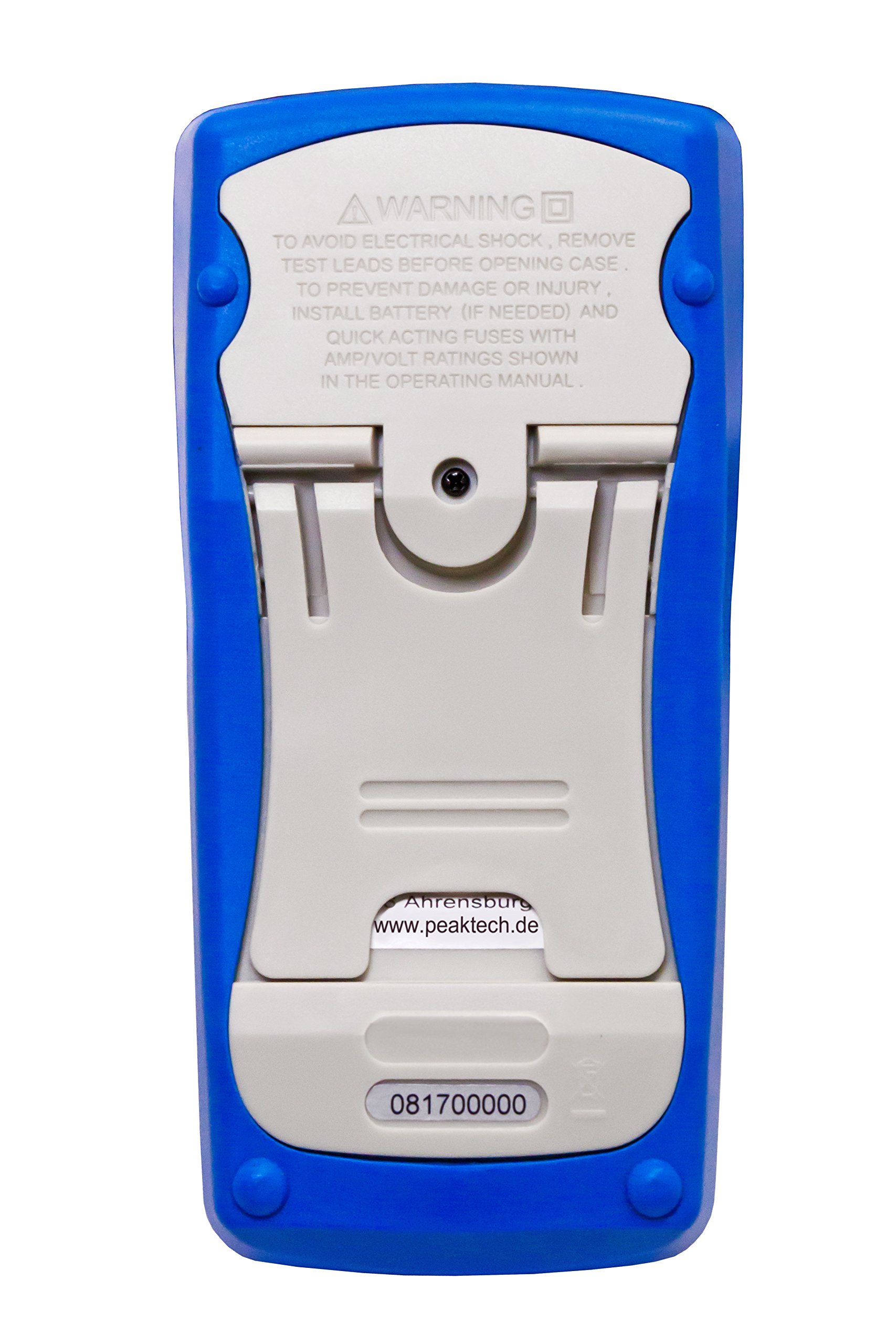 PeakTech P 3705 Digital Medidor de Capacitancia 20MF Resistencia 2000 Mohm Probador Continuidad Diodos Transistor Hfe